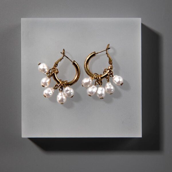 Minimalist Modern Frosted Acrylic Jewelry Display Set