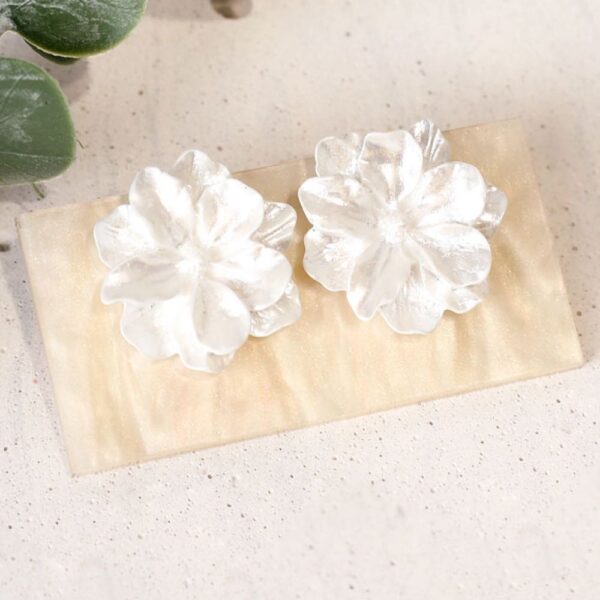 Marble Pattern Display Stand for Earrings