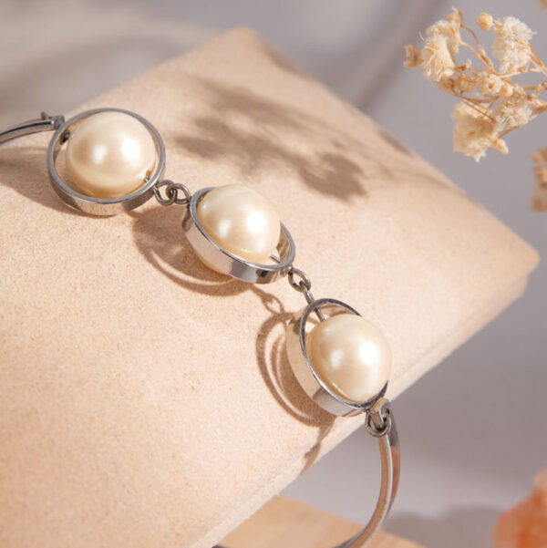 Wood Bracelet Stand | Velvet Jewelry Display Organizer