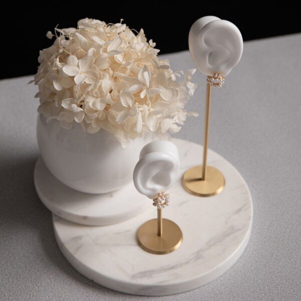 Premium Ear-Shaped Earring Display Stand - Dual Height Collection