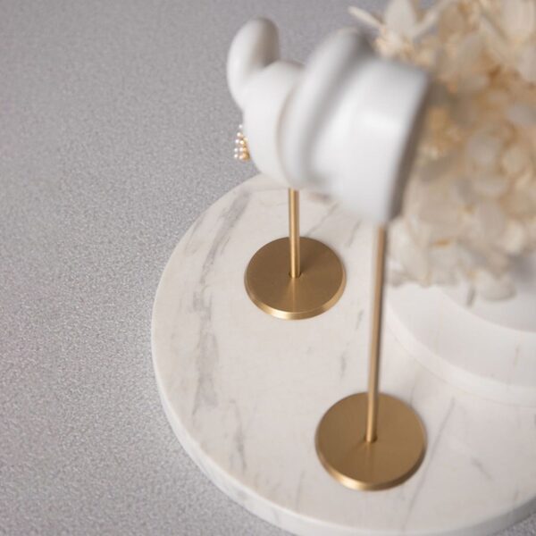 Premium Ear-Shaped Earring Display Stand - Dual Height Collection